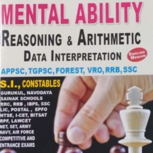 Mental Ability , Reasoning & Arithmetic, Data Interpretation By Vijetha[English Medium]2024Ed