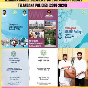 Target TSPSC Telangana Economy Group 2 Special , Gist of Socio Economic Outlook 2023 & 2024 , Telangana Budget 2024-2024 & Telangana Policies (2014-2024)[English Medium]2024Ed