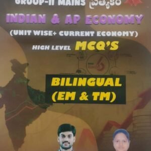 Kakatiya APPSC Group 2 Mains India & AP Economy (Unit Wise + Current Economy) High Level MCQs Bilingual By Prasad Sir[English Medium & Telugu Medium]Jan 2025Ed