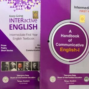 Interactive English Intermediate First Year English Text Book By Telugu Akademi
