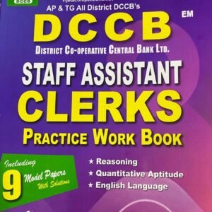 Vijeta AP And TG DCCB District Co-Operative Central Bank Ltd Staff Assistant Clerks Practice Work Book [ ENGLISH MEDIUM ]