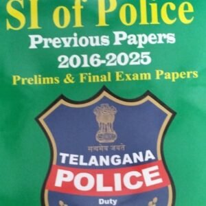 Vinuthna Telangana SI of Police Previous Papers(2016-2025) Prelims & Final Exams[English Medium]