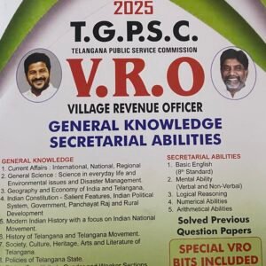 Rahul?s TGPSC 2025 VRO- Village Revenue Officer General Knowledge Secretarial Abilities[English Medium]2025Ed