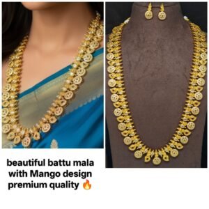 battu mala with Mango design