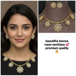 Stone naan necklace