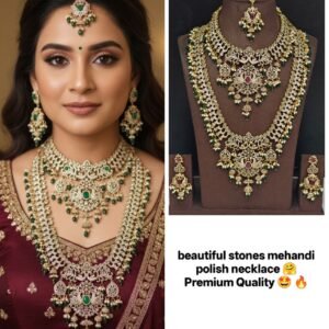 Stone mehandi polish combo