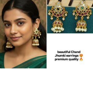beautiful Chand jhumka earrings
