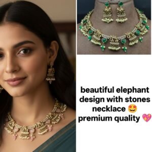 Elephant design necklace