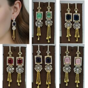 Hanging earrings