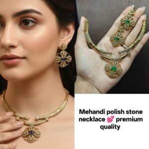 Mehandi polish Necklace