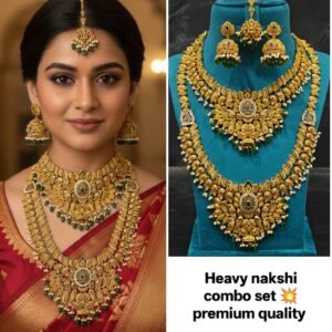 Heavy nakshi combo set