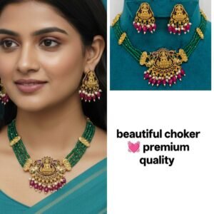 beads choker Laxmi devi locket