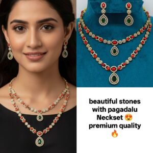 Pagdalu with stones necklace