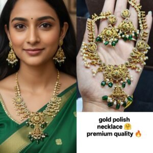 gold polish necklace