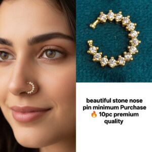 Stone nose pin