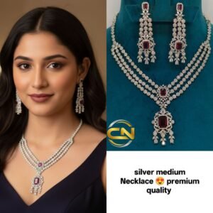 silver medium Necklace