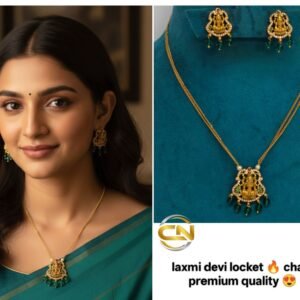 laxmi devi locket chain