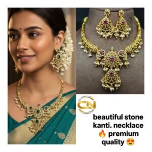 Stone kanti necklace