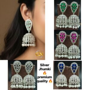 Silver Jhumki