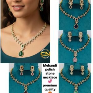 Mehandi polish necklace
