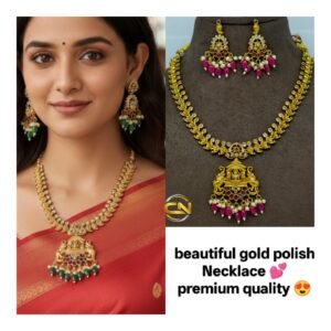 Gold design necklace