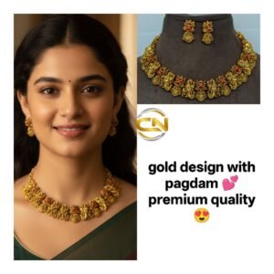 Gold design with pagdam