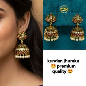 kundan jhumka