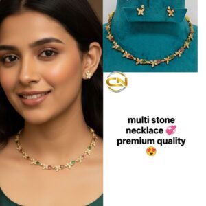 Multi stone necklace