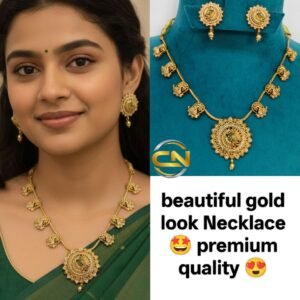 Gold design necklace