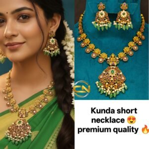 Kundan short necklace