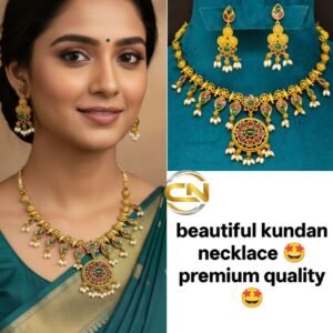 beautiful kundan necklace