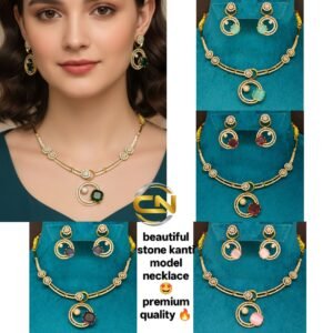 Stone kanti model necklace