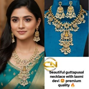 beautiful guttapusal short necklace