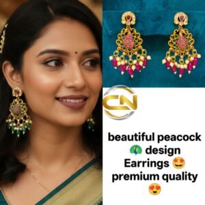 Peacock design Earrings