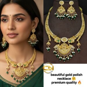 gold polish necklace