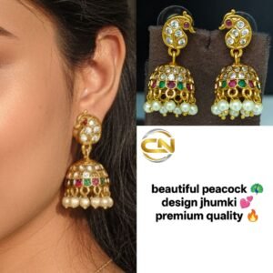Peacock jhumka