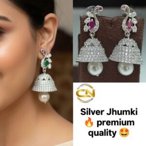 Silver Jhumki