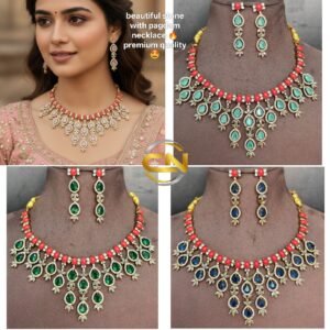 Stone with pagdam necklace