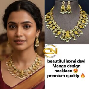 laxmi devi Mango design necklace