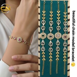 Chain model bracelet