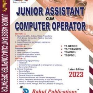 Junior Assistant Cum Computer Operator For TSGENCO,TS TRANSCO,TSNPDCL,TSSPDCL[English Medium]April 2023Ed Rahul