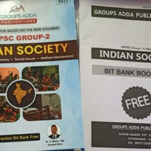 APPSC Group-2 Indian Society by Group ADDA[English Medium]June 2023Ed