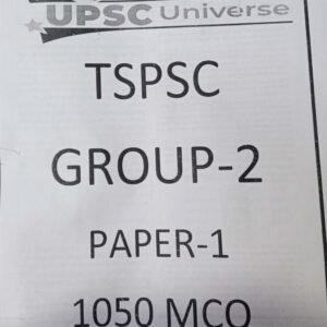 KP Sir Institute TSPSC Group 2 Paper I 1050 MCQ?s Xerox Printed Material[English Medium]Xerox