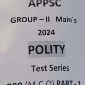 KP Sir Institute APPSC Group 2 Mains Polity 900 MCQ 2024 Xerox Printed Material[English Medium]Xerox Printed Material