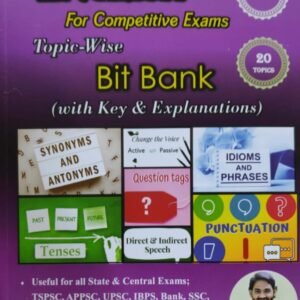 Mende Suresh English Topic Wise Bit Bank For Competitive Exams[English Medium]Feb 2024Ed