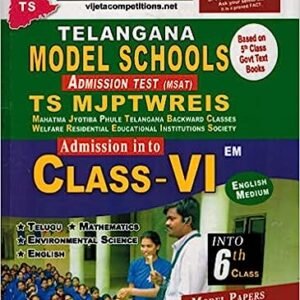 Telangana MJPTBCWREIS and Model School Class VI Entrance [ ENGLISH MEDIUM ]2023Ed Vijetha