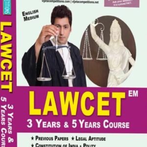 LAWCET 3 years & 5 Years Course Entrance Exam Guide[English Medium]Ed Vijetha