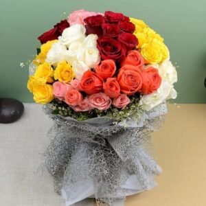 72 Mix Roses Bouquet.