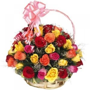 Classic Rose Basket